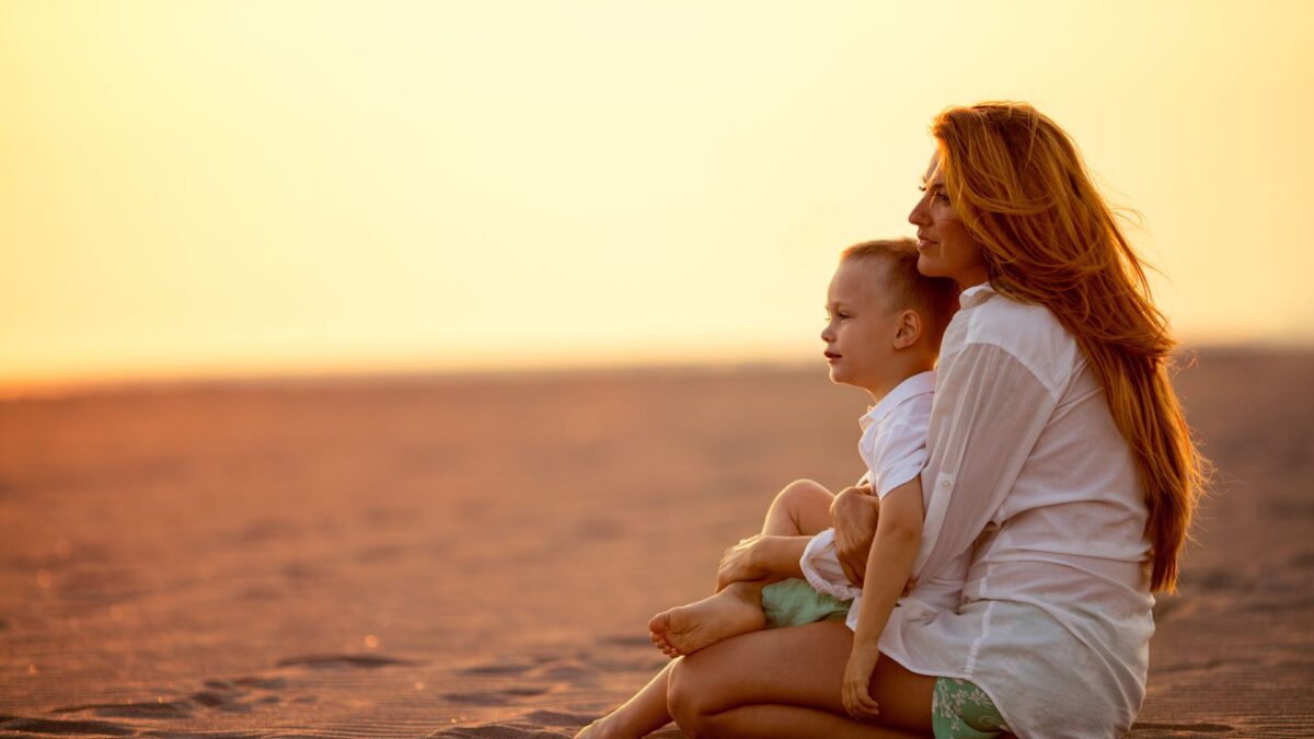 mama z synem Kindergeld a Gewerbe
